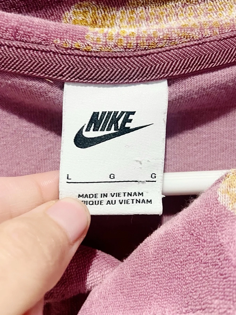 Nike sportswear flower polo